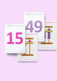 فلش کارت آموزش چرتکه | ضریح آفتاب