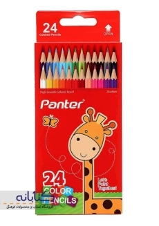 مداد رنگی 24 رنگ پنتر (مقوایی)