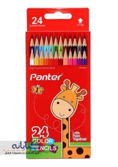 مداد رنگی 24 رنگ پنتر (مقوایی)