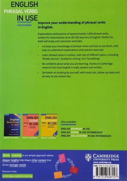 کتاب English Phrasal Verbs In Use Intermediate - 1