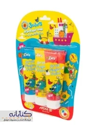 رنگ انگشتی 3 رنگ تیوپی آریا