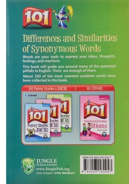 کتاب 101Differences Similarities of Synonymous Words - قنبری - 2