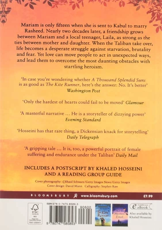 کتاب A Thousand Splendid Svns - 1