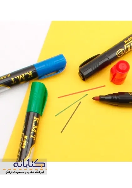 ماژیک معمولی کی ام تی (نوک گرد) - 3