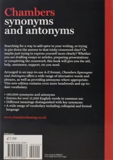 کتاب دیکشنری Chambers synonyms and antonyms - 1
