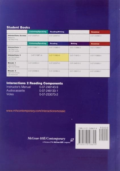 کتاب Interactions Reading 2 (4th) - 1