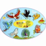 پازل چوبی آشنایی با پرندگان | دهکده