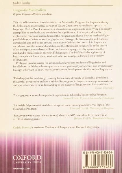 کتاب Linguistic Minimalism - 1