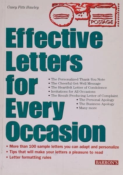 کتاب Effective Letters for Every Occasion - 0