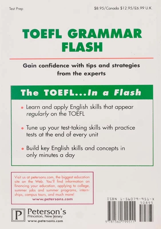 کتاب TOEFL Grammar Flash - 1