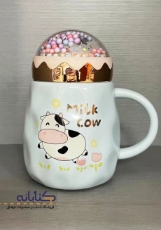 ماگ دونه برفی طرح گاو