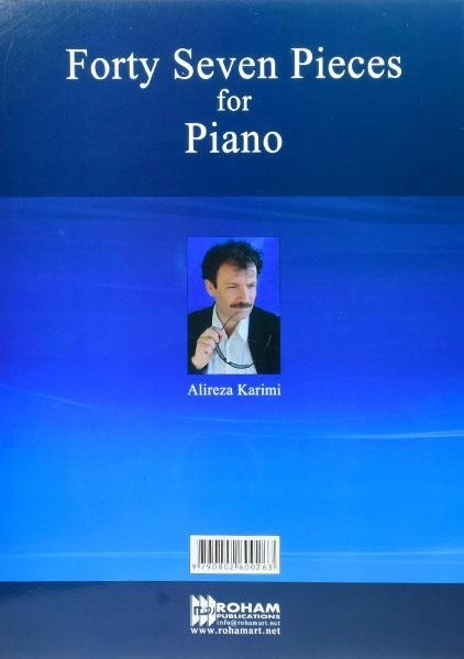 کتاب چهل و هفت قطعه برای پیانو | علیرضا کریمی - 1