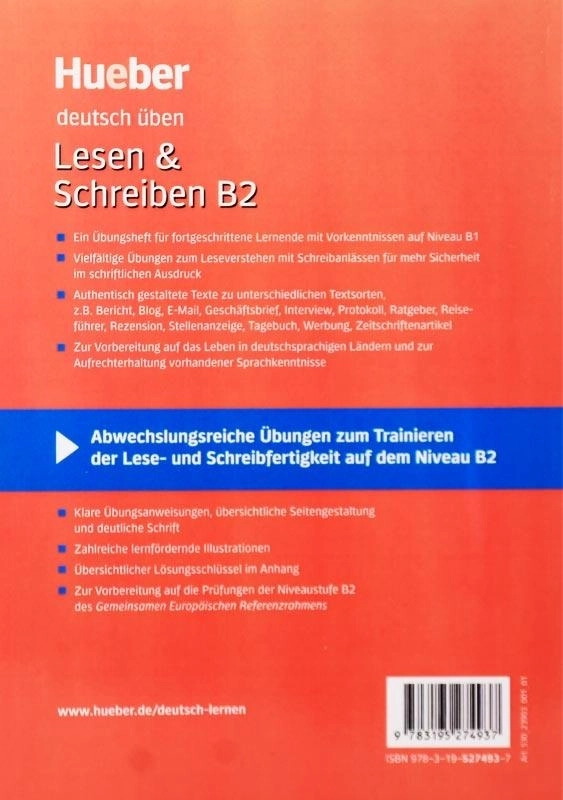 کتاب آموزش زبان آلمانی Lesen And Schreiben B2 - 1