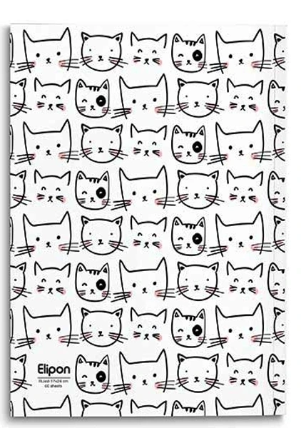 دفتر تک خط 60 برگ الیپون ( ته چسب ) - 9