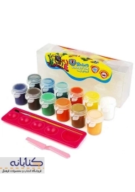 گواش 12 رنگ آریا (طلقی)