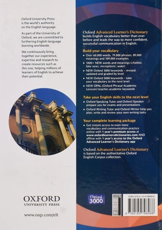 کتاب oxford advanced Learners Dictionary (10th) - 1