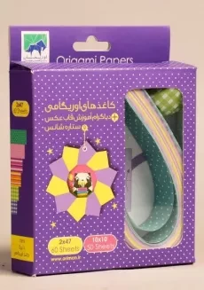 بسته ی کاغذهای اوریگامی (دیاگرام آموزش قاب عکس) - 1