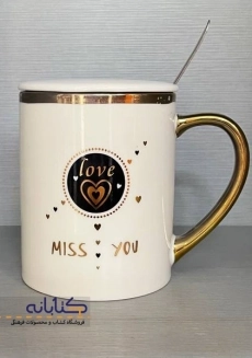 ماگ دسته طلایی