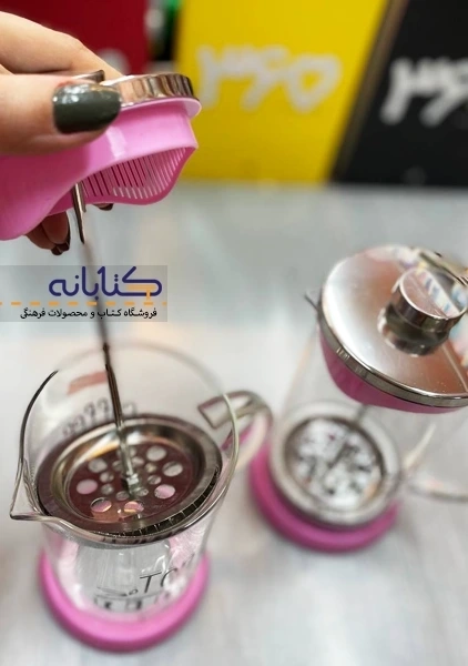 فرنچ پرس زیر سیلیکونی طرح دار - 3