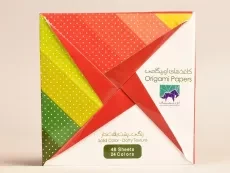 کاغذ های اوریگامی (رنگی - پشت بافت دار) - 2