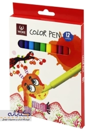 ماژیک رنگ آمیزی 12 رنگ ووک