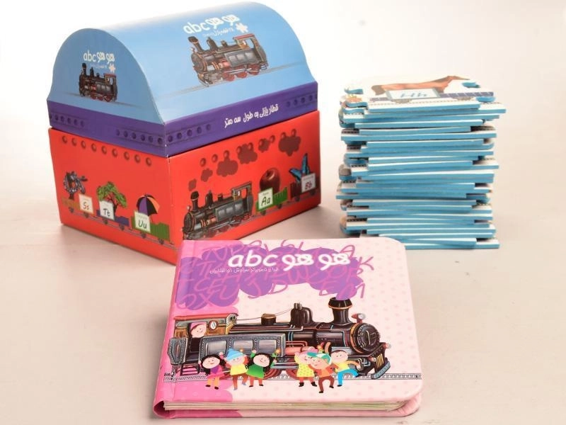 کتاب + پازل هو هو abc - 3