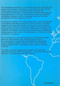 کتاب Contrastive Linguistics and the Language Teacher - 1