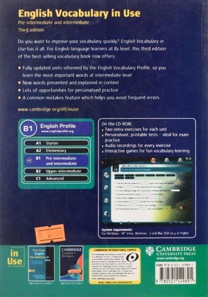 English Vocabulary In Use Pre-inter and Intermediate (3rd) - 1