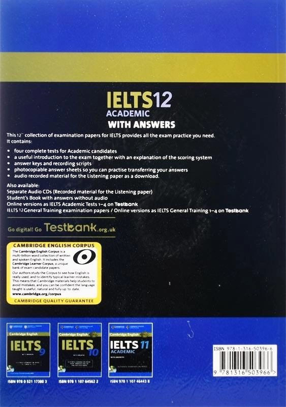 کتاب (CAMBRIDGE IELTS 12 (ACADEMIC - 1