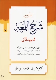 کتاب ترجمه و تبیین شرح اللمعه 7