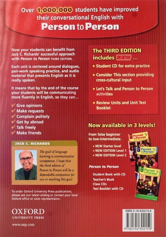 کتاب Person To Person 2 - 1