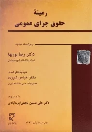 کتاب زمینه حقوق جزای عمومی | نوربها
