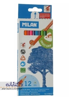 مداد رنگی 12 رنگ میلان