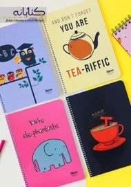 دفتر دو خط 60 برگ الیپون