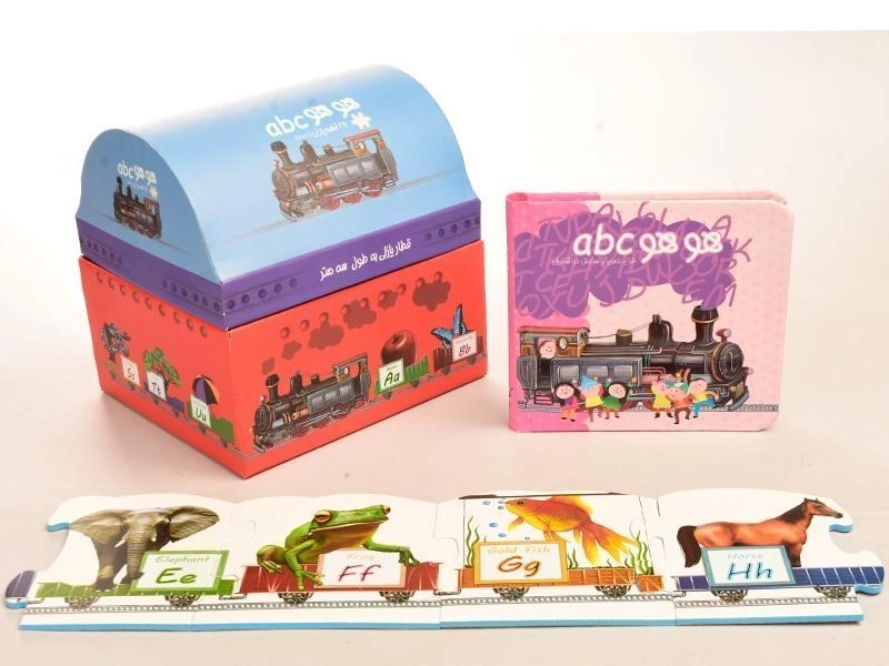کتاب + پازل هو هو abc - 4