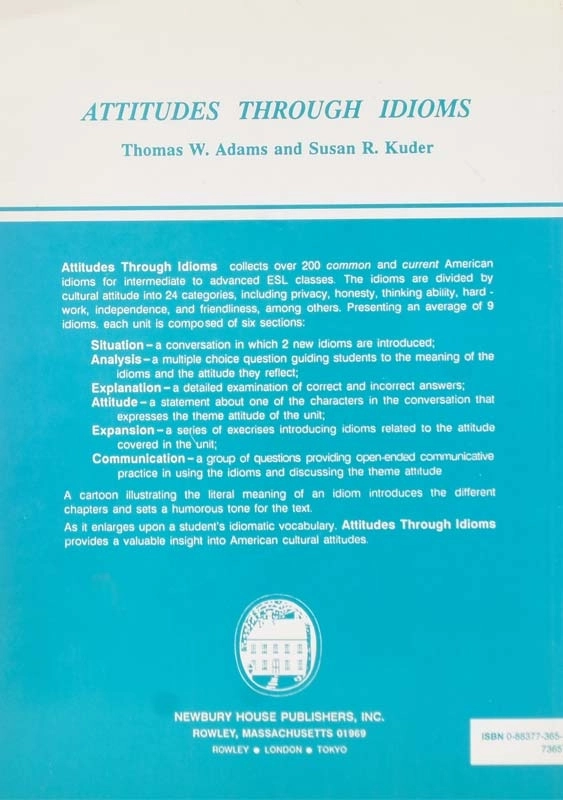 کتاب Attitudes Through Idioms - 1