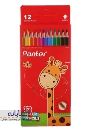 مداد رنگی 12 رنگ پنتر (مقوایی)