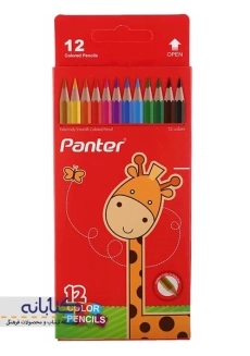 مداد رنگی 12 رنگ پنتر (مقوایی)