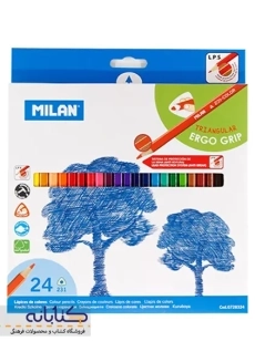 مداد رنگی 24 رنگ میلان