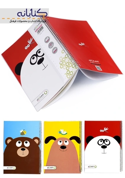 دفتر تک خط 60 برگ مجلد اُلند (سیمی)