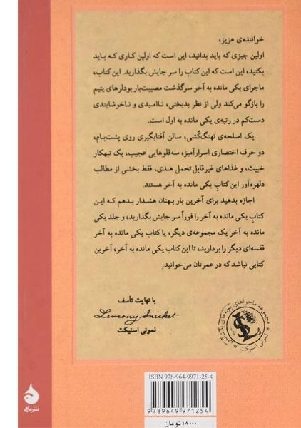 کتاب مجموعه ماجراهای بچه های بدشانس 12 (خطر ما قبل آخر) - 1