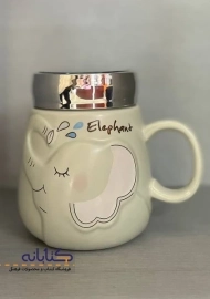 ماگ در آینه ای طرح فیل