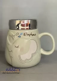 ماگ در آینه ای طرح فیل