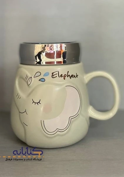 ماگ در آینه ای طرح فیل