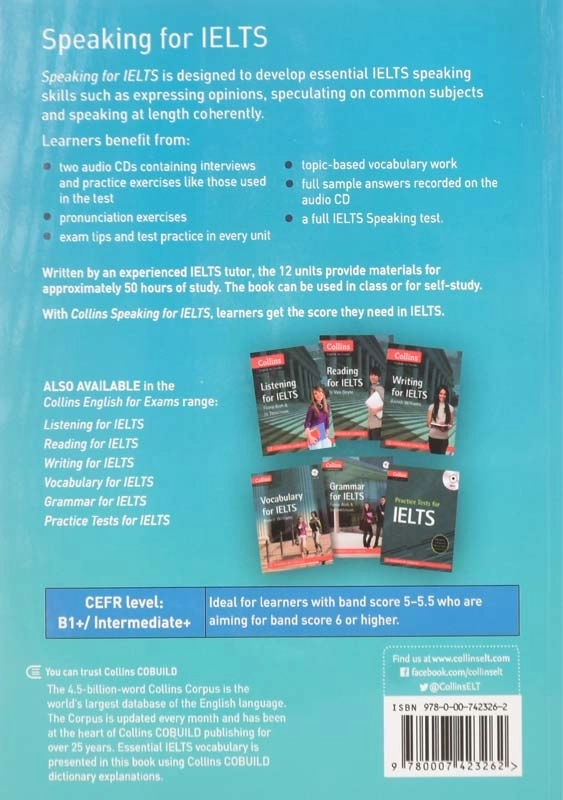 کتاب Collins Speaking for IELTS - 1