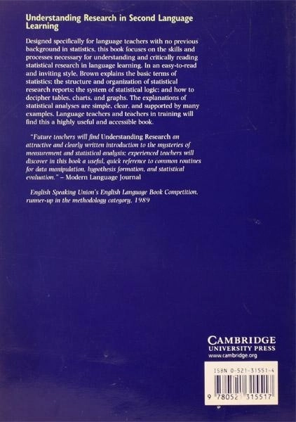 کتاب Understanding Research In Second Language Learning - 1