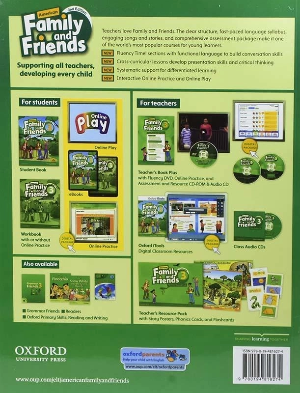 کتاب Family and Friends 3 (2th) - 2