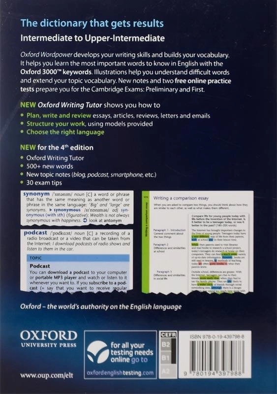 کتاب Oxford Wordpower Dictionary - 1