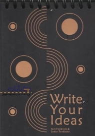 دفتر طراحی سیاه لنتو سایز A5