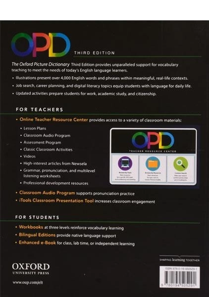 کتاب OXFORD PICTURE DICTIONARY (OPD) - 1